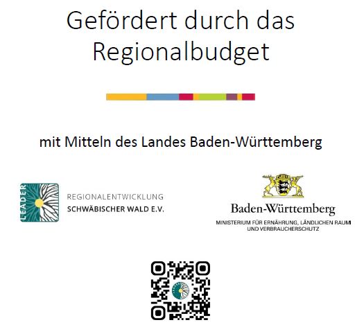 gefördert über das Regionalbudget LEADER